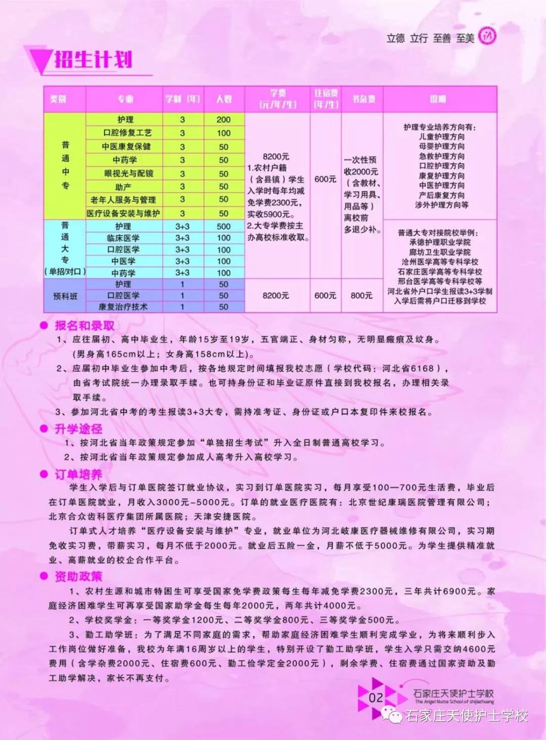 关于疫情期间石家庄天使护士学校2020春季线上报名通知